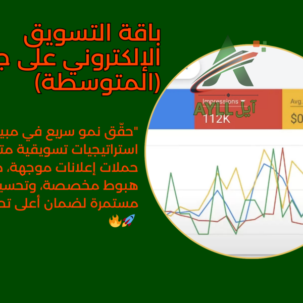 باقة التسويق الإلكتروني على جوجل (المتوسطة)